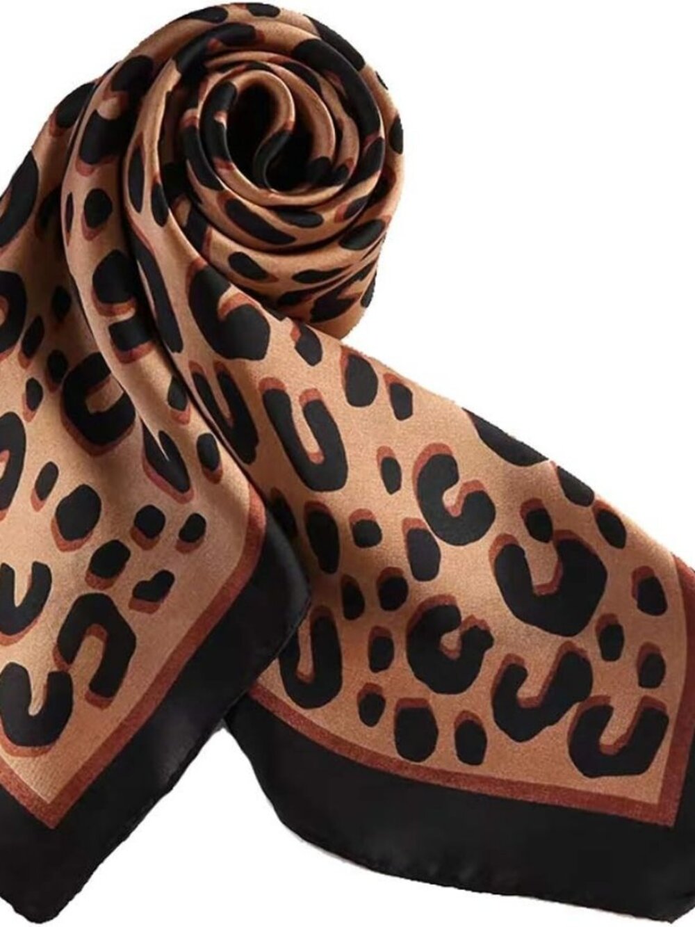 Women's Mulberry Square Scarf for Hair Digital Printed Headscarf Silk